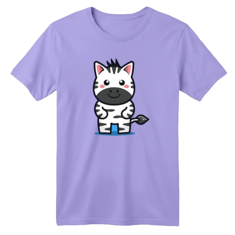 تی شرت آستین کوتاه بچگانه مدل گورخر کد ۱۲