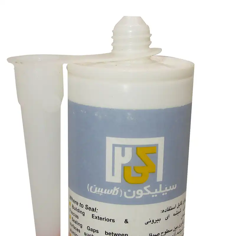 چسب سیلیکون کاسپین مدل SILICONEK2 حجم 300 میلی لیتر
