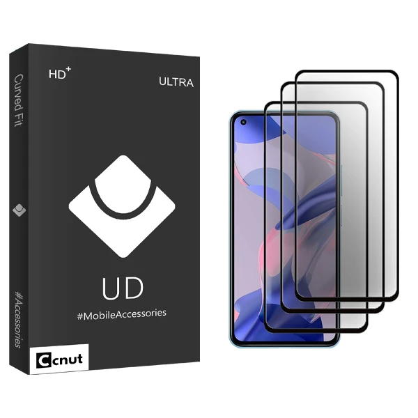محافظ صفحه نمایش سرامیکی کوکونات مدل UDB Ultra مناسب برای گوشی موبایل شیائومی 11 Lite 5G NE 2109119DG بسته سه عددی