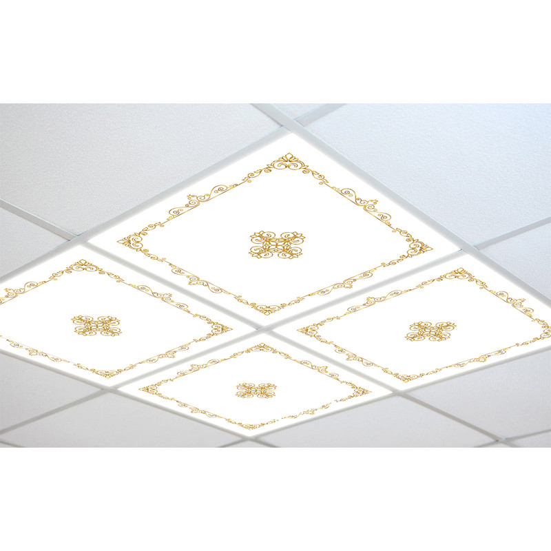 تایل سقفی آسمان مجازی مدل C-11988 سایز 60X60 سانتیمتر بسته 4 عددی
