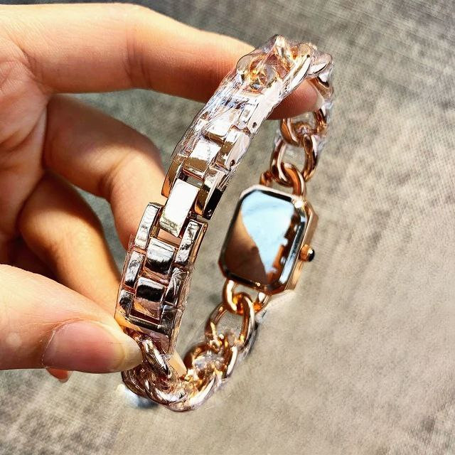 ساعت مچی عقربه ای زنانه مدل دورنگین013