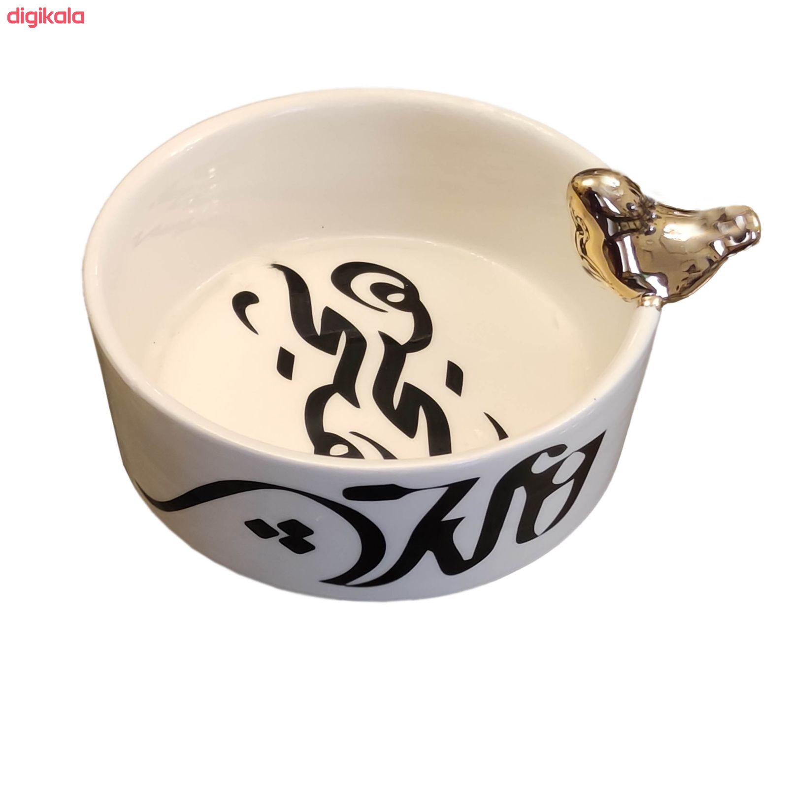 کاسه سرامیکی طرح سیاه مشق کد 1221 main 1 1