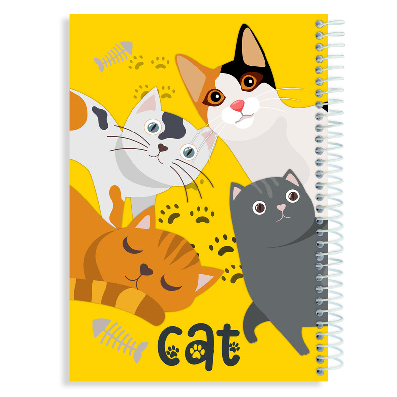 دفتر 60 برگ های تولد مدل گربه کد N283