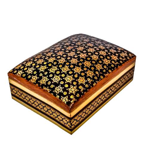 جعبه سکه خاتم کاری کد 166