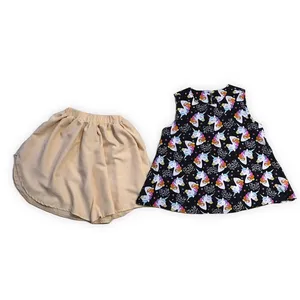 ست تاپ و شلوارک دخترانه مدل 1071