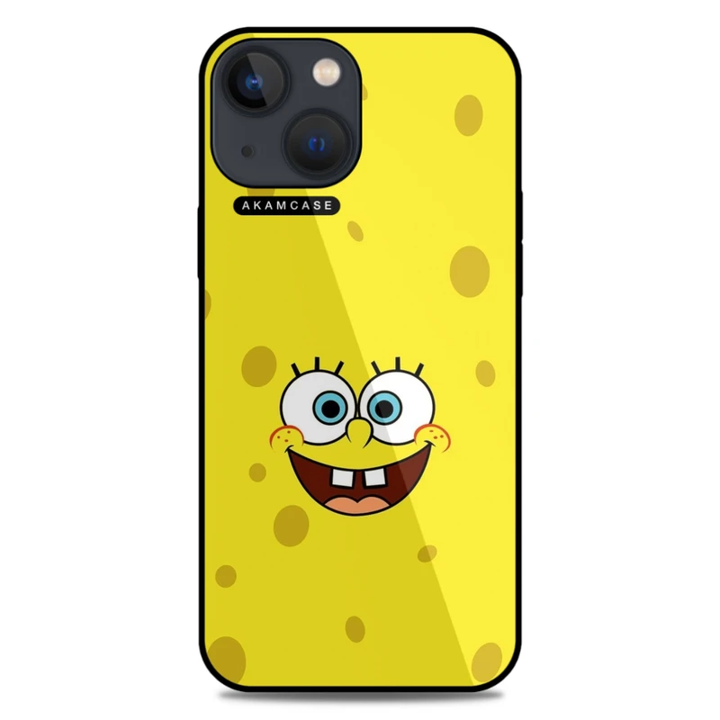 کاور آکام مدل AMC-WA13M-SPONGE BOB4 مناسب برای گوشی موبایل اپل iPhone 13 Mini