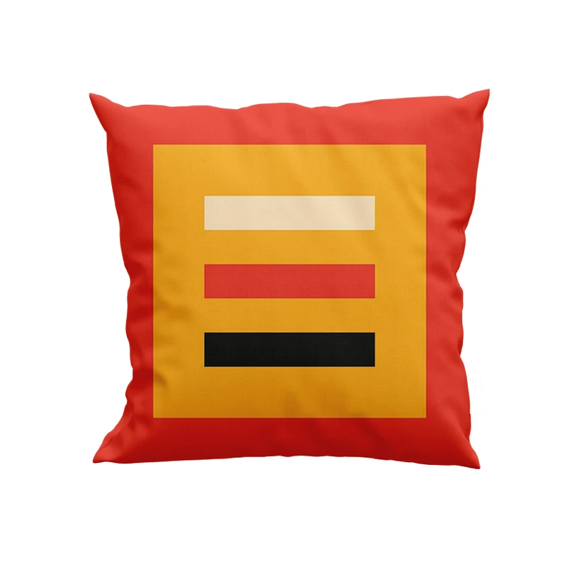 کوسن پاد آفرین مدل مربع و خطوط کد DKK765