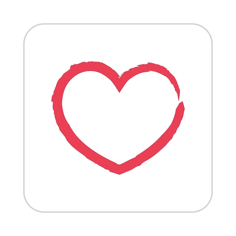 زیر لیوانی کاکتی طرح عاشقانه مدل mp39665