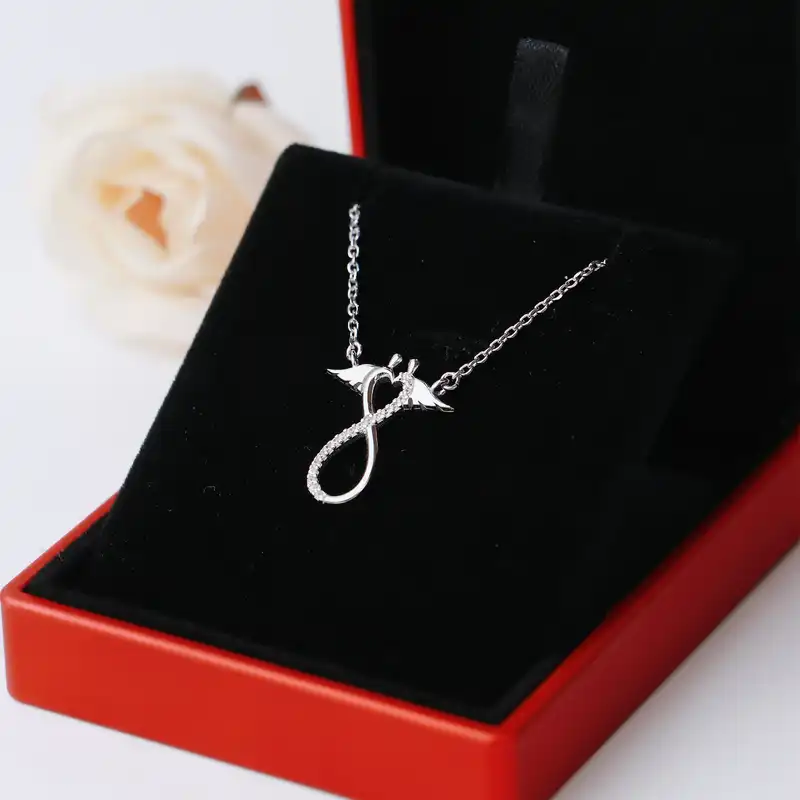 گردنبند نقره زنانه جی تی ای مدل جی نایس 88