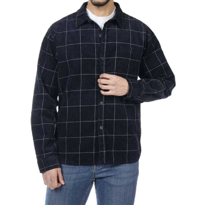 پیراهن آستین بلند یقه برگردان مردانه جوتی جینز مدل مخمل کبریتی کد 3030197