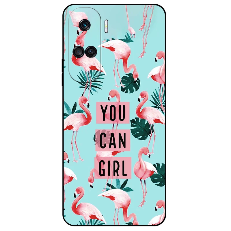 کاور مگافون طرح فلامینگو مدل 8032 مناسب برای گوشی موبایل آنر 90 Lite      