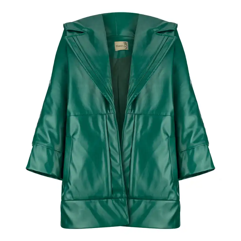 کت چرم زنانه السانا مدل بهارا کد 161821