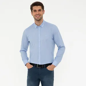 پیراهن آستین بلند مردانه پیر کاردین مدل 50209606-VR036