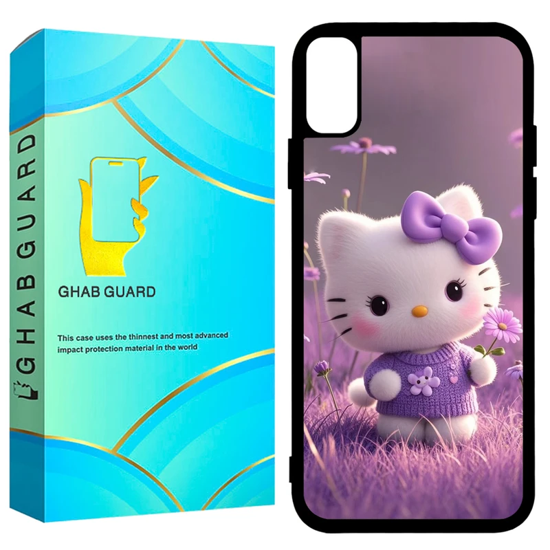 کاور قاب گارد طرح کیتی مدل GCHPX مناسب برای گوشی موبایل اپل iPhone X / XS