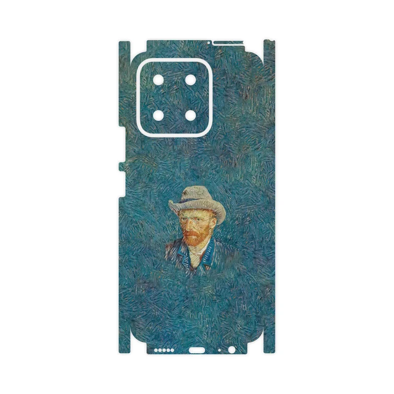برچسب پوششی ماهوت مدل Self portrait with a gray felt hat-FullSkin مناسب برای گوشی موبایل آنر X5b