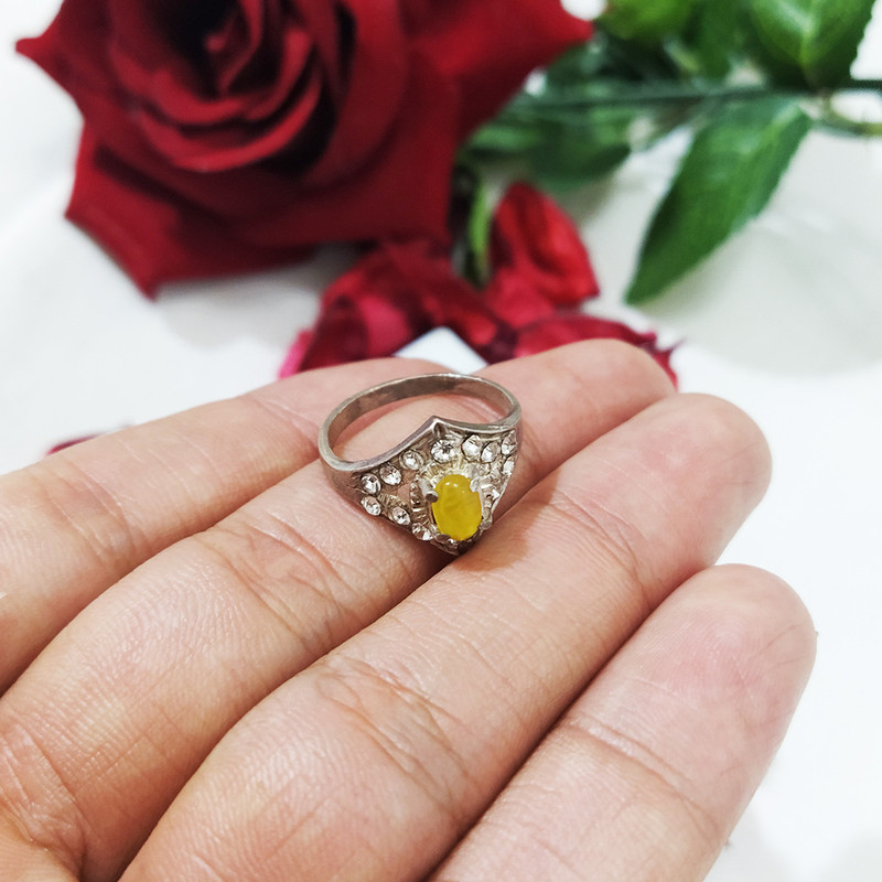 انگشتر نقره زنانه سلین کالا مدل شرف الشمسce-As104