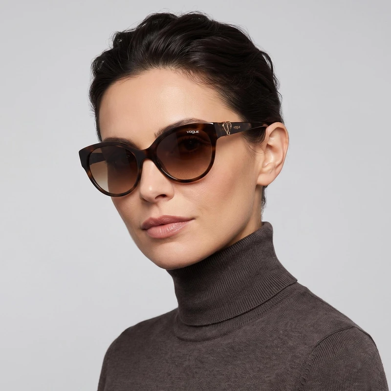 عینک آفتابی گرد زنانه ووگ مدل 0VO5035S-W65613-56