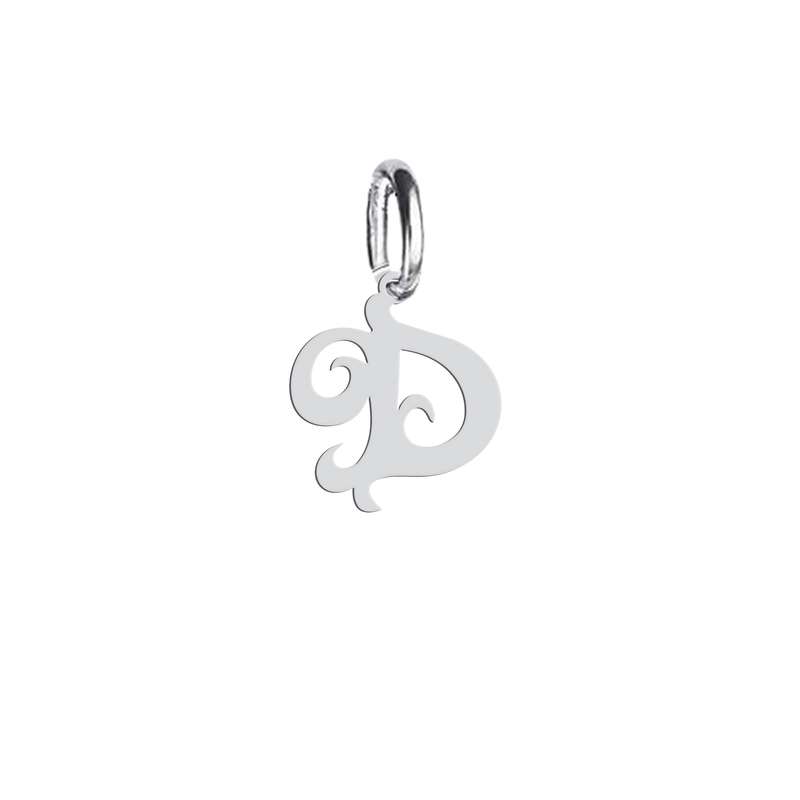آویز گردنبند نقره هایکا طرح حرف D مدل h.n 786