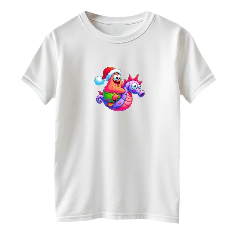 تی شرت آستین کوتاه بچگانه مدل کریسمسی کد06