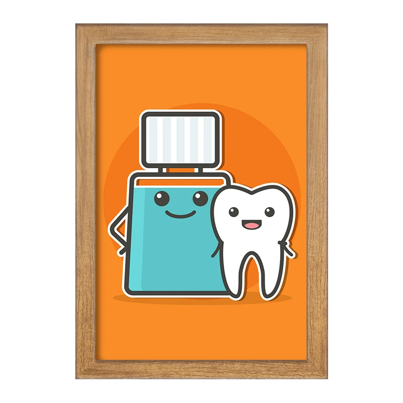 تابلو خندالو مدل دندان و دندانپزشکی کودکانه کد 27758