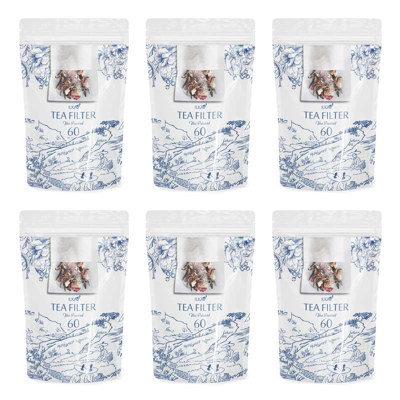 فیلتر چای ایلکا مدل اقتصادی شش بسته 60 عددی