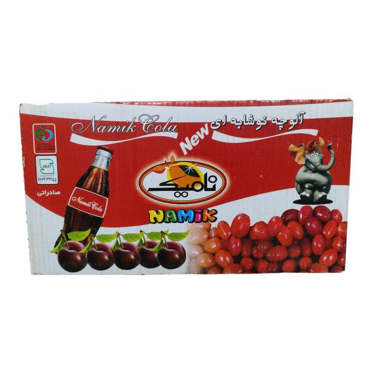آلوچه نوشابه ای نامیک 12 بسته 20 عددی