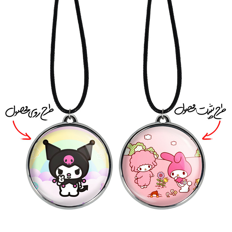 گردنبند خندالو مدل کورومی Kuromi کد 2658026577