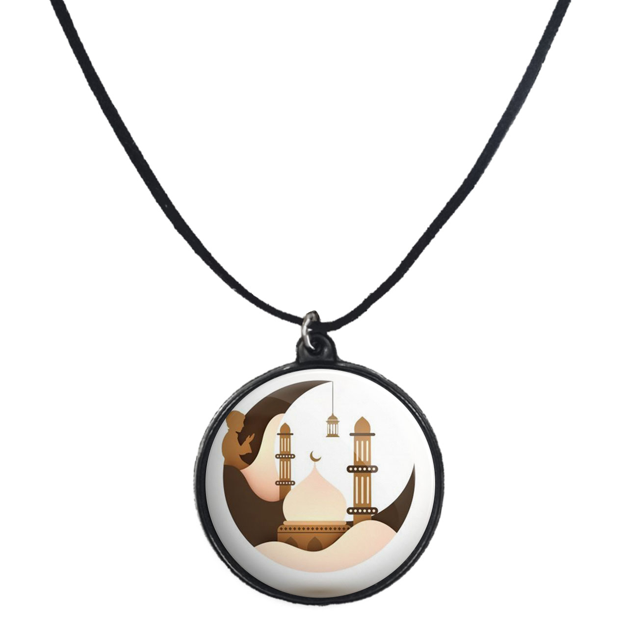 گردنبند پرمانه طرح جشن تکلیف کد pmb.25781 مدل دو طرفه