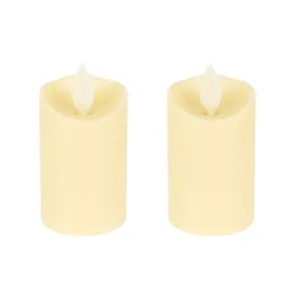 شمع ال ای دی مدل  شعله متحرک کد 07 مجموعه 2 عددی