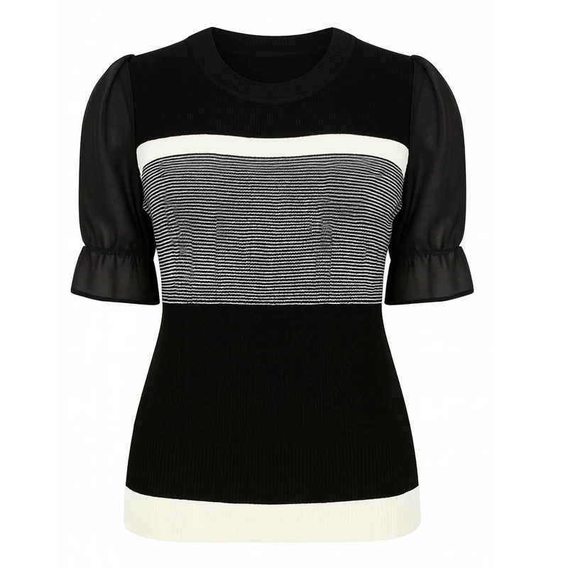 پلیور یقه گرد زنانه مدل 66