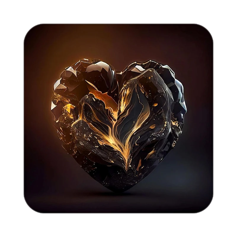 زیر لیوانی کاکتی مدل عاشقانه کد mp10563