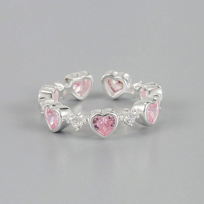 انگشتر دخترانه مدل Heart-0