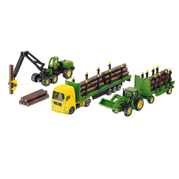 ماشین بازی سیکو مدل John Deere zestaw کد 1801 مجموعه سه عددی