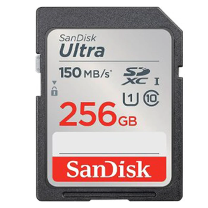 کارت حافظه SDXC سن دیسک مدل ULTRA کلاس 10 استاندارد UHS-II U1 سرعت 150mbps ظرفیت 256 گیگابایت