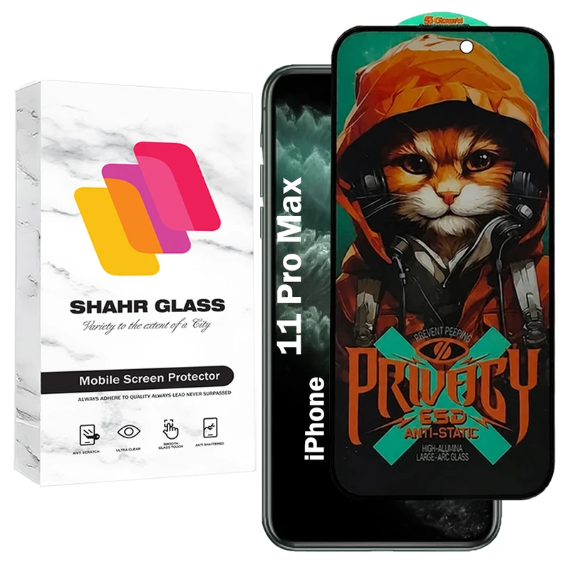 محافظ صفحه نمایش شهر گلس مدل CATPRV مناسب برای گوشی موبایل اپل iPhone 11 Pro Max / iPhone XS Max