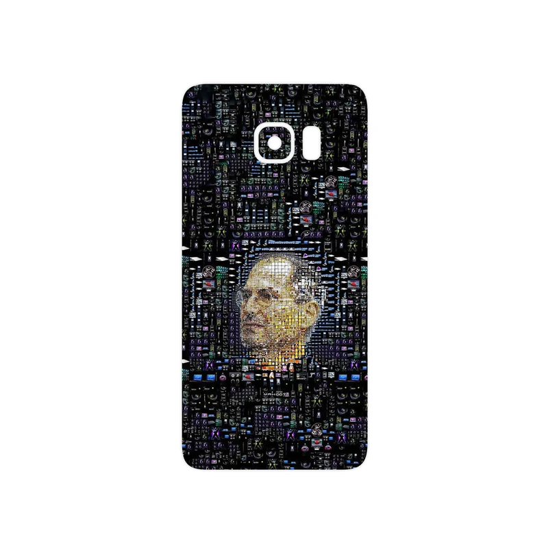 برچسب پوششی ماهوت مدل 2 Collage of Steve Jobs مناسب برای گوشی موبایل سامسونگ Galaxy S6 Edge