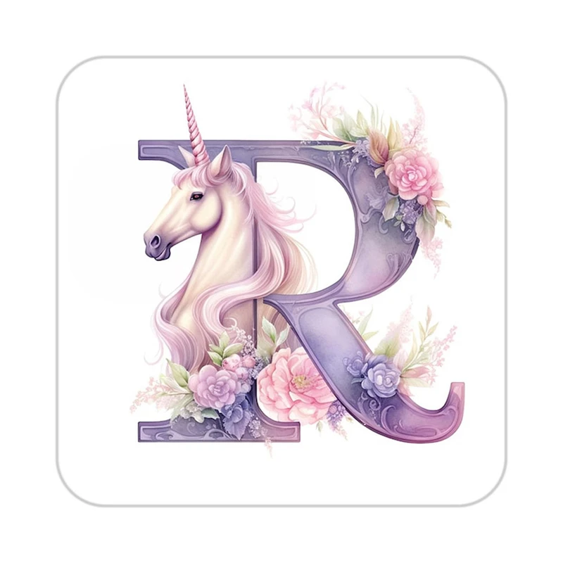 زیر لیوانی کاکتی طرح اسب تک شاخ و یونیکورن مدل mp29201