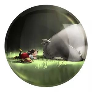 پیکسل خندالو طرح انیمه همسایه من توتورو My Neighbor Totoro کد 30254 مدل بزرگ