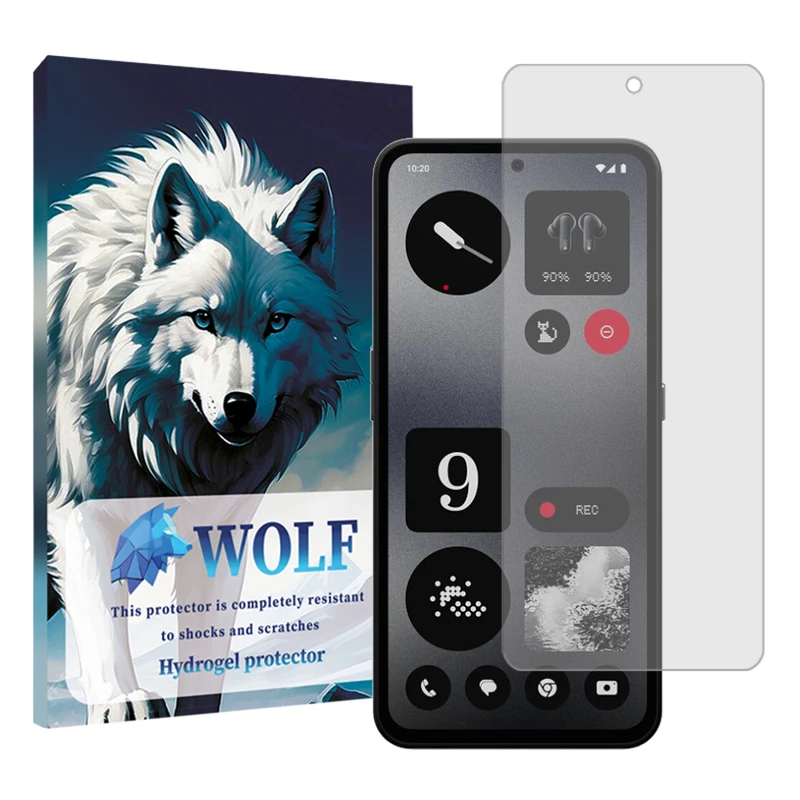 محافظ صفحه نمایش شفاف ولف مناسب برای گوشی موبایل ناتینگ CMF Phone 1 