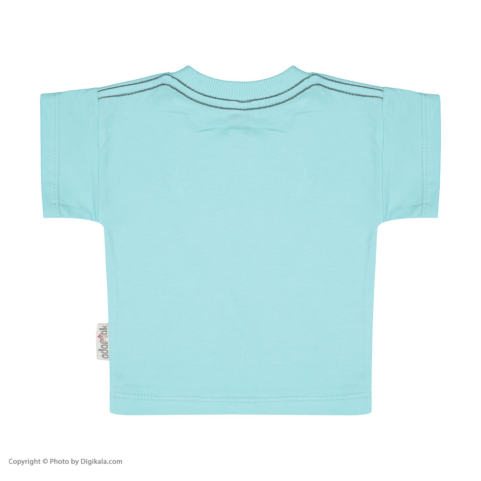 ست تی شرت آستین کوتاه و شلوارک نوزادی پسرانه آدمک مدل 2171241-54 -  - 4