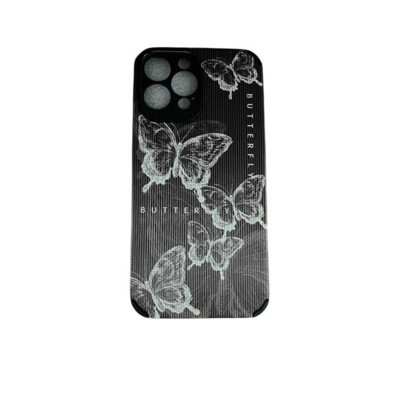 کاور مدل کبریتی طرح پروانه کد Bp876 مناسب برای گوشی موبایل اپل  Iphone 13 pro
