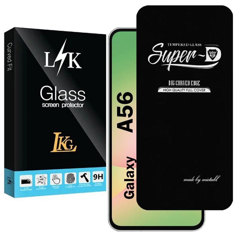 محافظ صفحه نمایش شیشه ای ال کا جی مدل SupD-Lk مناسب برای گوشی موبایل سامسونگ Galaxy A56