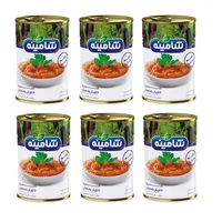 کنسرو خاویار بادمجان شامینه - 350 گرم بسته 6 عددی