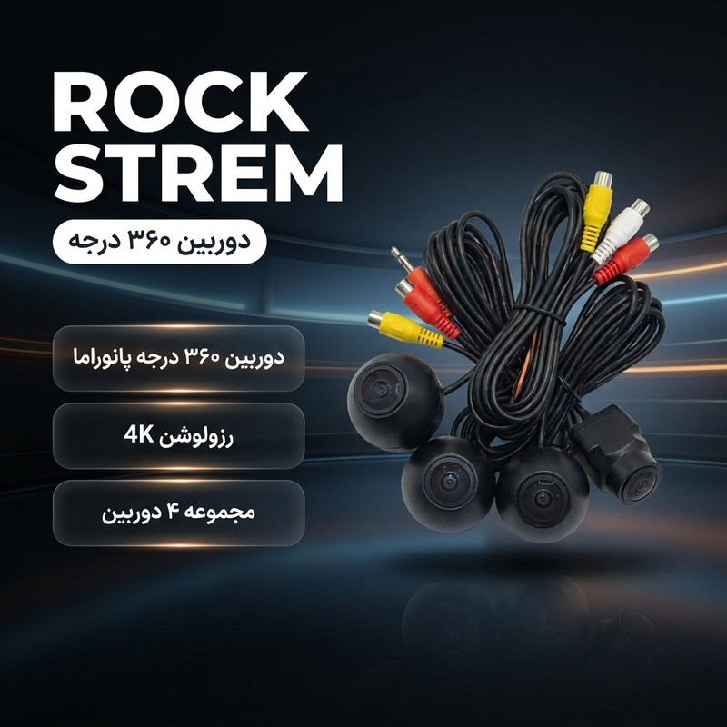دوربین ثبت وقایع مدل 360 درجه کد 4K