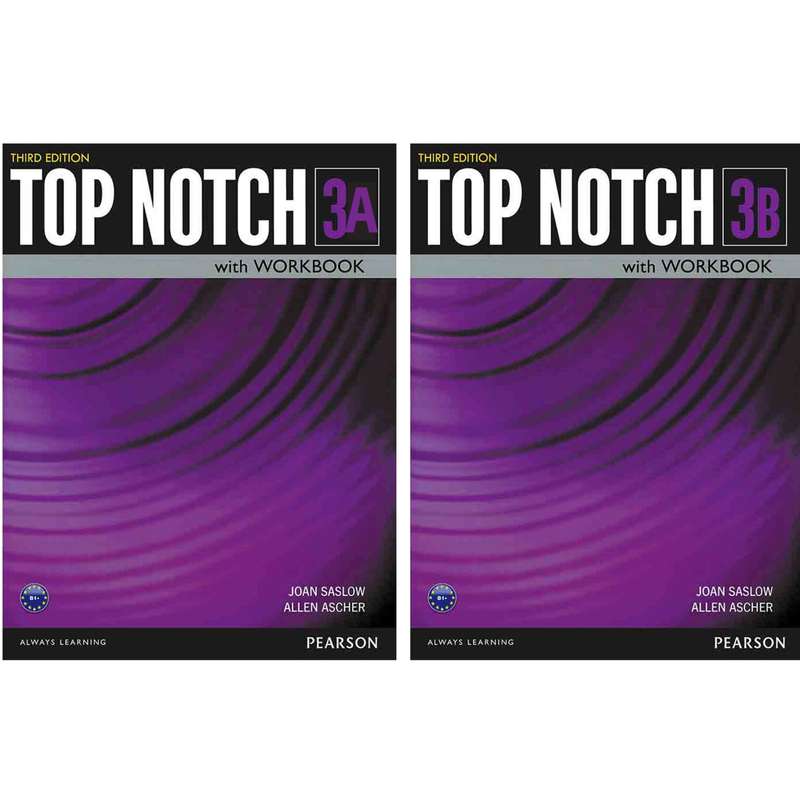 کتاب Top Notch 3 Third Edition اثر Joan Saslow and Allen Ascher انتشارات Pearson دو جلدی