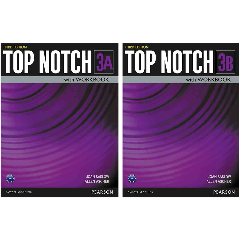 کتاب Top Notch 3 Third Edition اثر Joan Saslow and Allen Ascher انتشارات Pearson دو جلدی