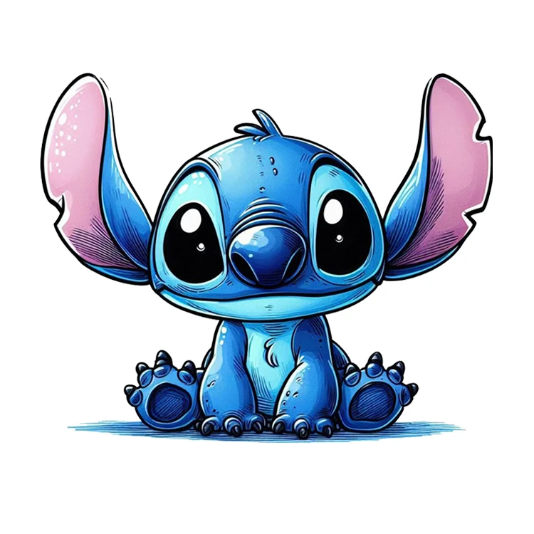 استیکر پارچه و لباس پاد آفرین مدل کارتون استیچ کد DKST60