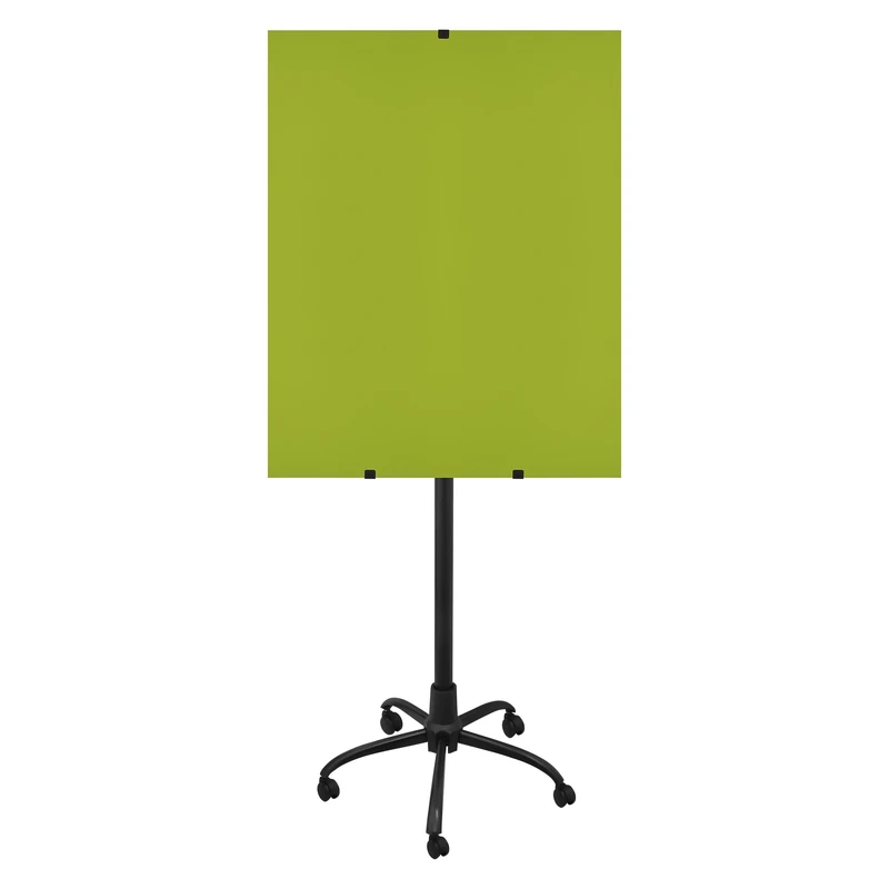 تخته وایت برد شیشه ای مدل AR600 سایز 80×100 سانتی متر به همراه پایه نگهدارنده