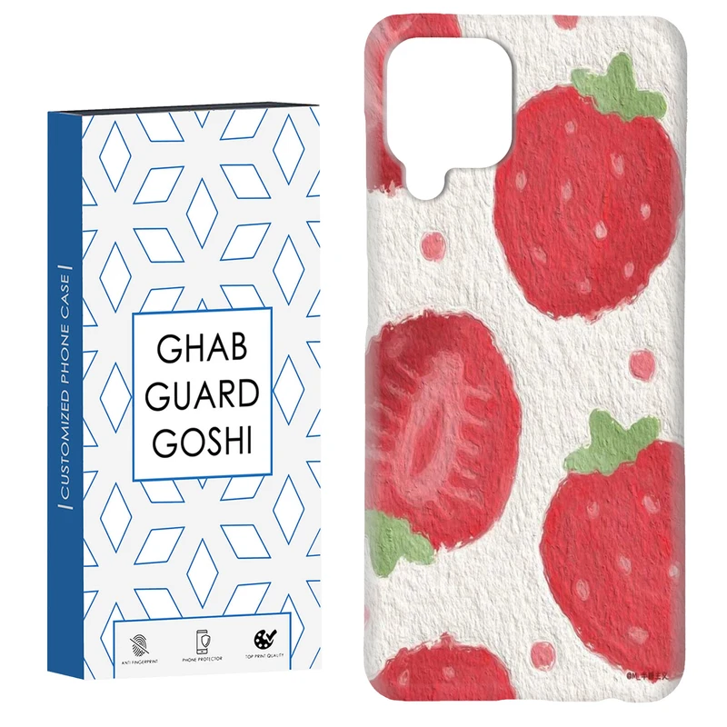 کاور قاب گارد گوشی طرح توت فرنگی کد Dimo-922 مناسب برای گوشی موبایل سامسونگ Galaxy A22 4G / Galaxy M32 4G