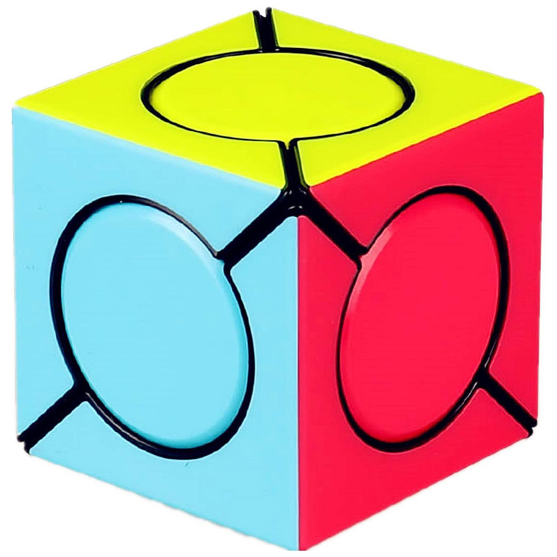 مکعب روبیک چی ای مدل اسکوب 6 نقطه کای وای QY Six Spot Skewb